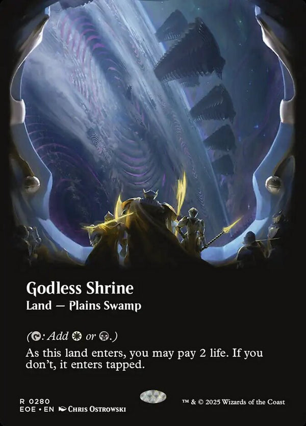 Godless Shrine (Borderless) - Magic: The Gathering