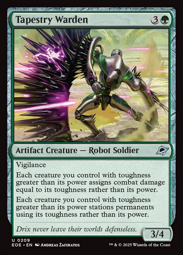 Tapestry Warden - Magic: The Gathering