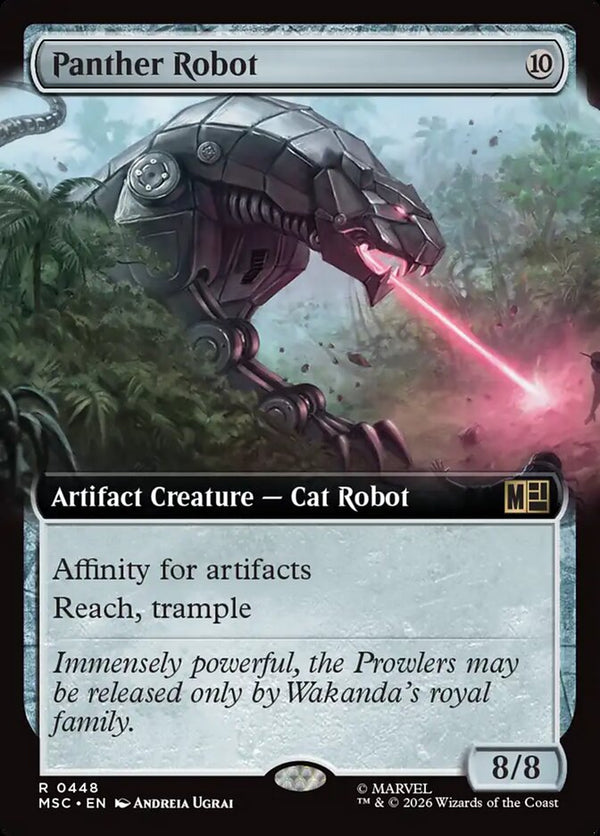 Panther Robot (Extended Art) - Magic: The Gathering