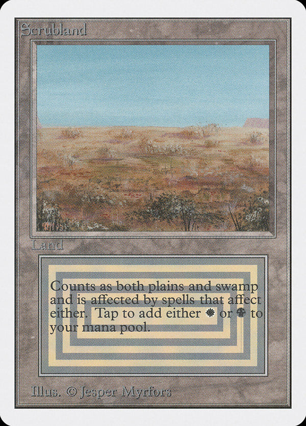 Scrubland - Magic: The Gathering