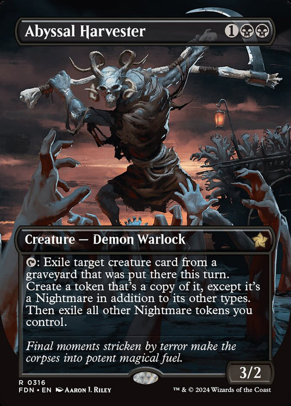 Abyssal Harvester (Borderless) - Magic: The Gathering