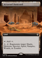 Accursed Duneyard (Extended Art) - Magic: The Gathering