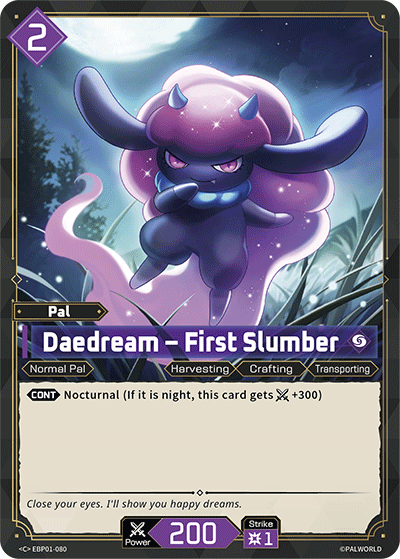 Daedream - First Slumber (EBP01-080) - Palworld