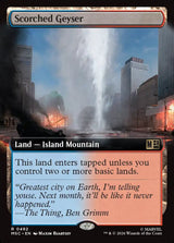 Scorched Geyser (Extended Art) - Magic: The Gathering