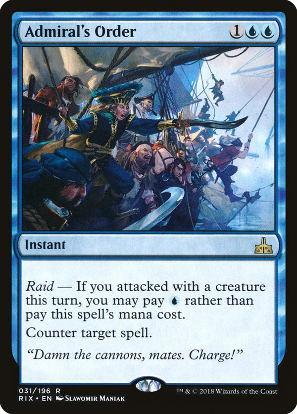 Admiral's Order - Magic: The Gathering