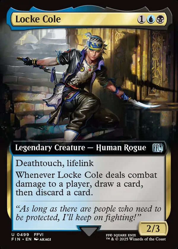 Locke Cole (Extended Art) - Magic: The Gathering