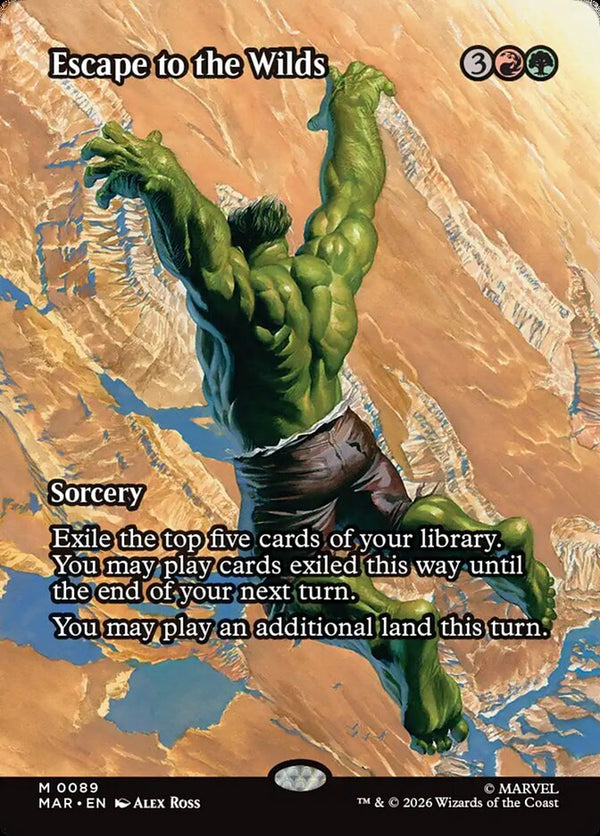 Escape to the Wilds (Borderless) - Magic: The Gathering