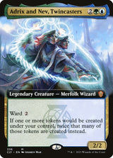Adrix and Nev, Twincasters (Extended Art) - Magic: The Gathering