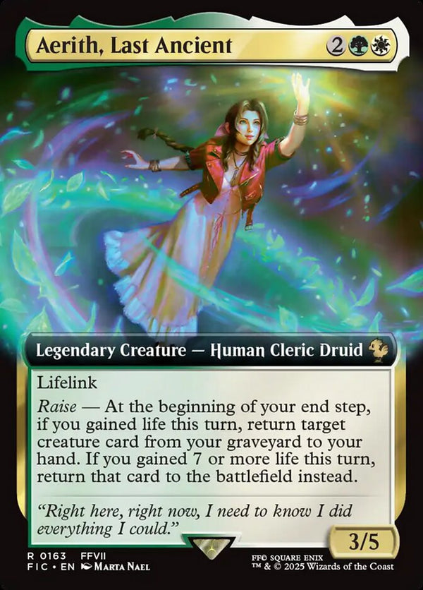 Aerith, Last Ancient (Extended Art) - Magic: The Gathering