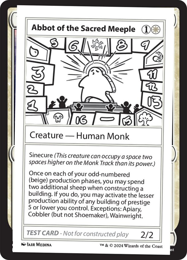 Abbot of the Sacred Meeple - Magic: The Gathering