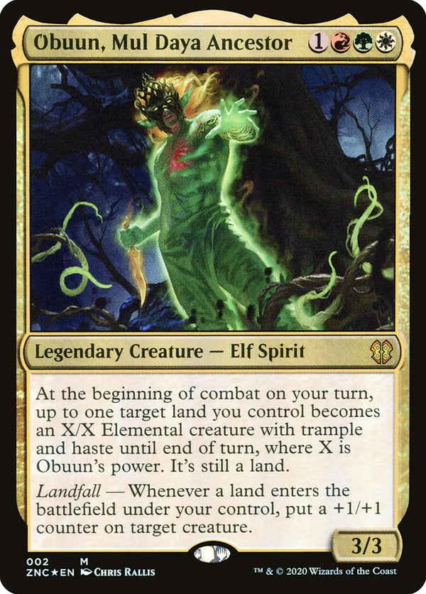 Obuun, Mul Daya Ancestor (ZNC 2) - Magic: The Gathering