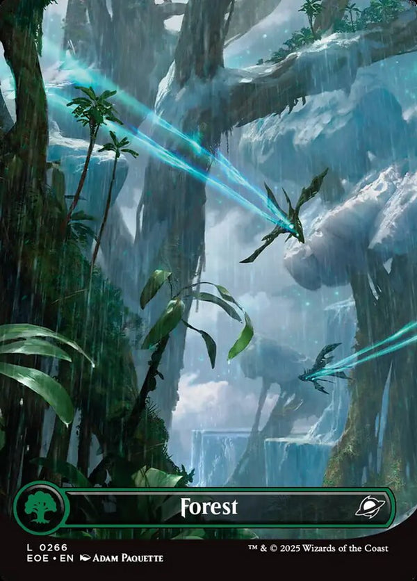 Forest (0266) (Borderless) - Magic: The Gathering