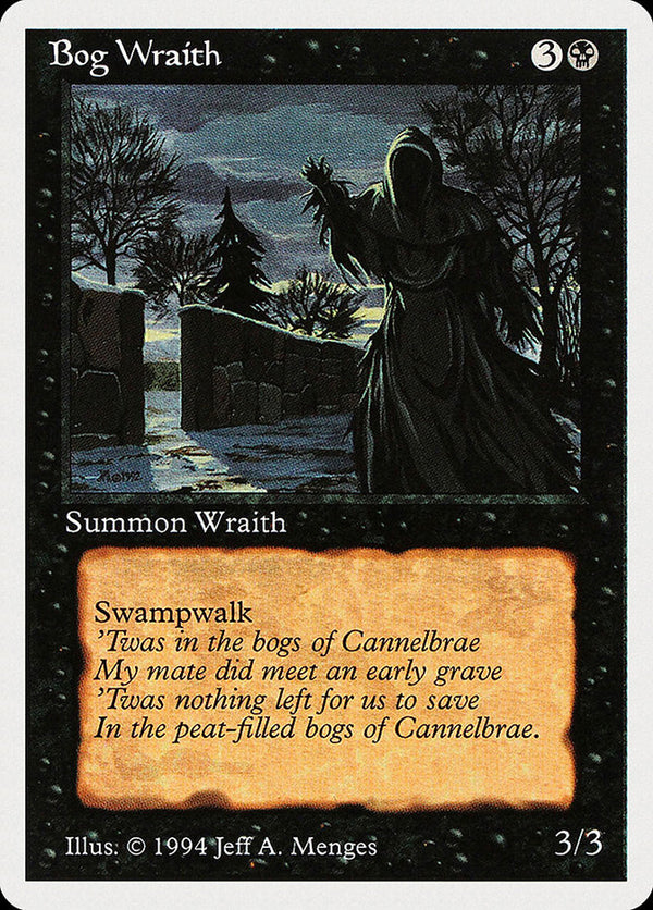 Bog Wraith - Magic: The Gathering