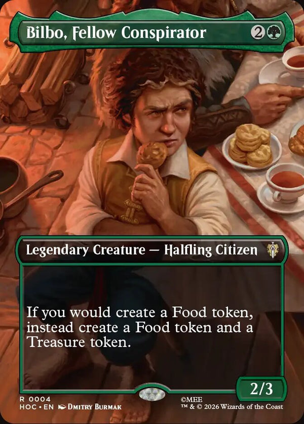 Bilbo, Fellow Conspirator (Borderless) - Magic: The Gathering