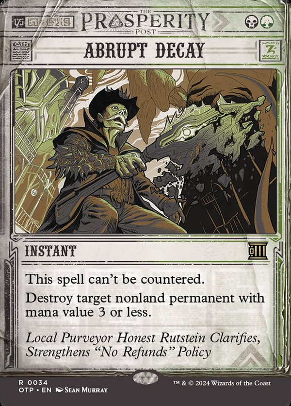 Abrupt Decay - Magic: The Gathering