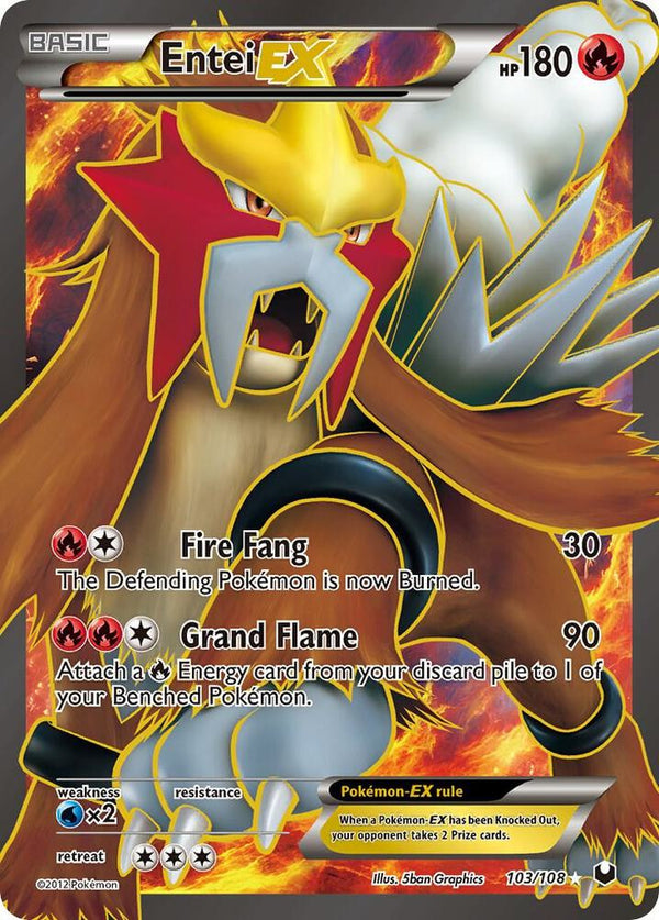 Entei EX (103 Full Art) - Pokémon