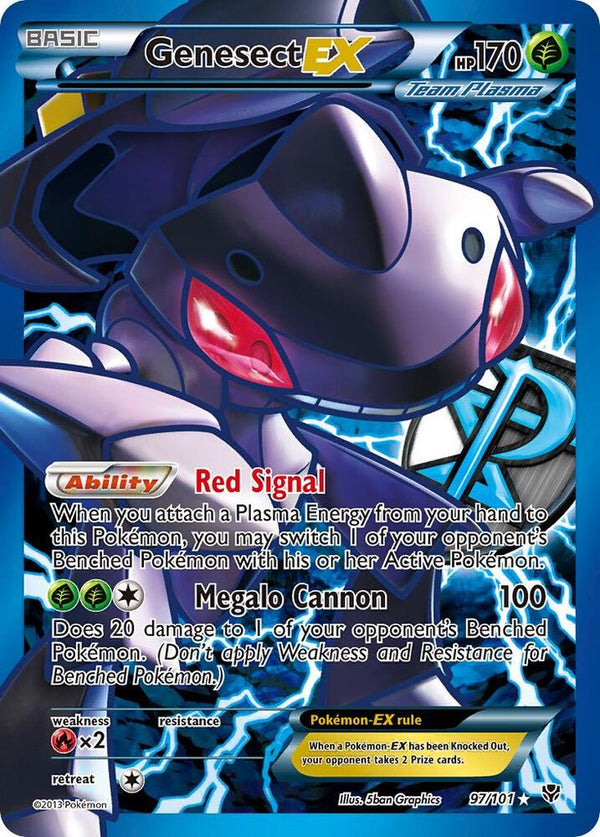 Genesect EX (Team Plasma) (97 Full Art) - Pokémon