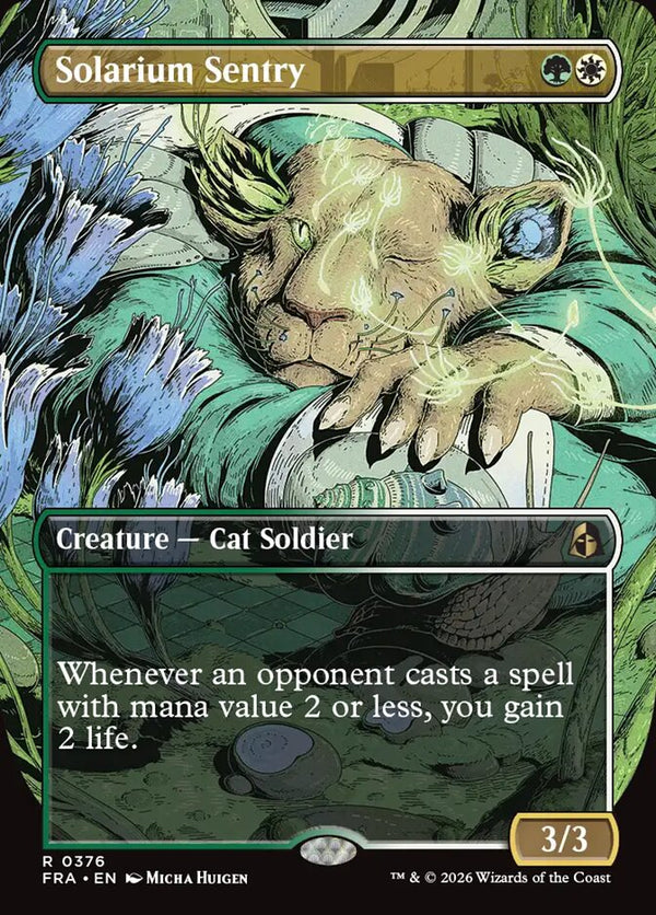 Solarium Sentry (Borderless) (FRA 376) - Magic: The Gathering