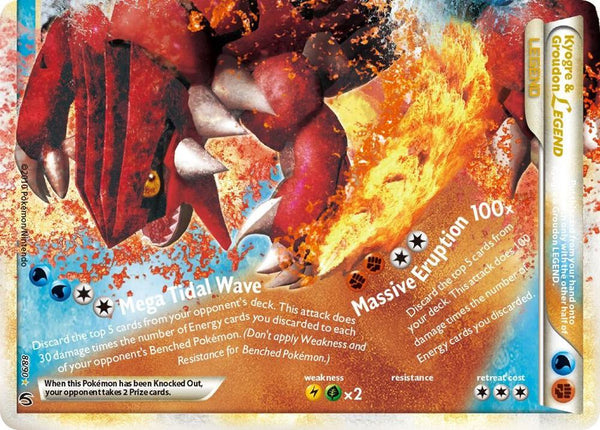 Kyogre & Groudon Legend (Bottom) - Pokémon