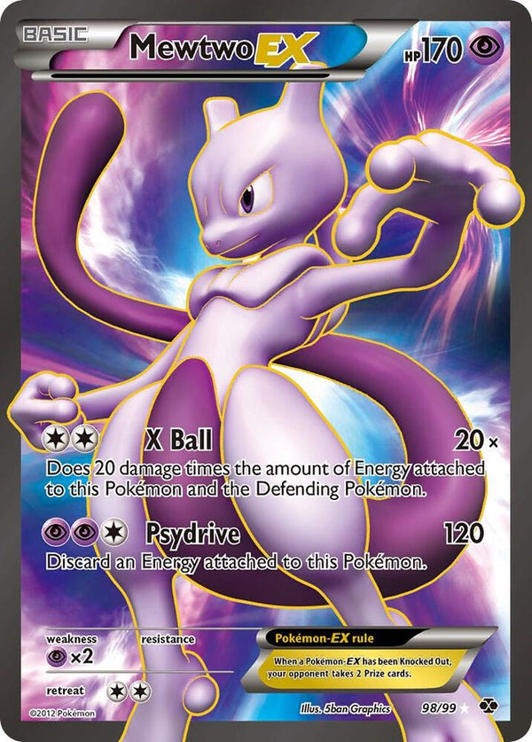Mewtwo EX (98 Full Art) - Pokémon