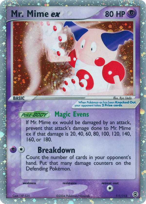 Mr. Mime ex - 111/112 - Pokémon