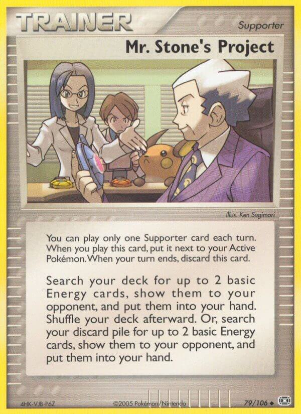 Mr. Stone's Project - Pokémon