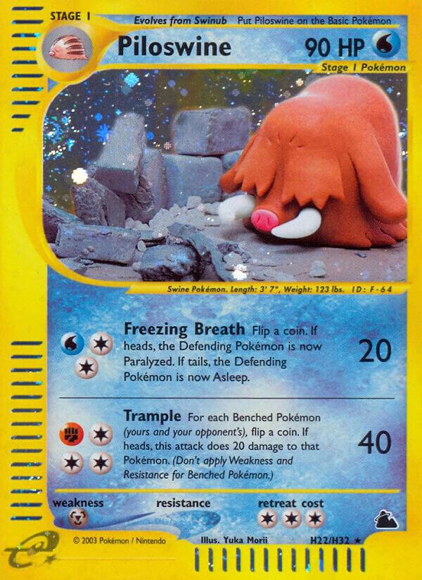 Piloswine (H22) - Pokémon