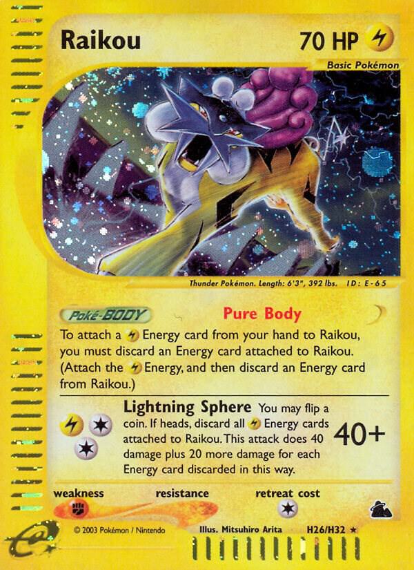 Raikou (H26) - Pokémon