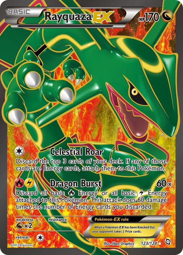 Rayquaza EX (123 Full Art) - Pokémon