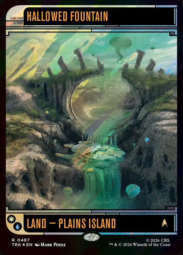 Hallowed Fountain (Surge Foil) - Magic: The Gathering