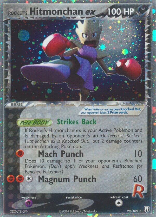 Rocket's Hitmonchan ex - Pokémon
