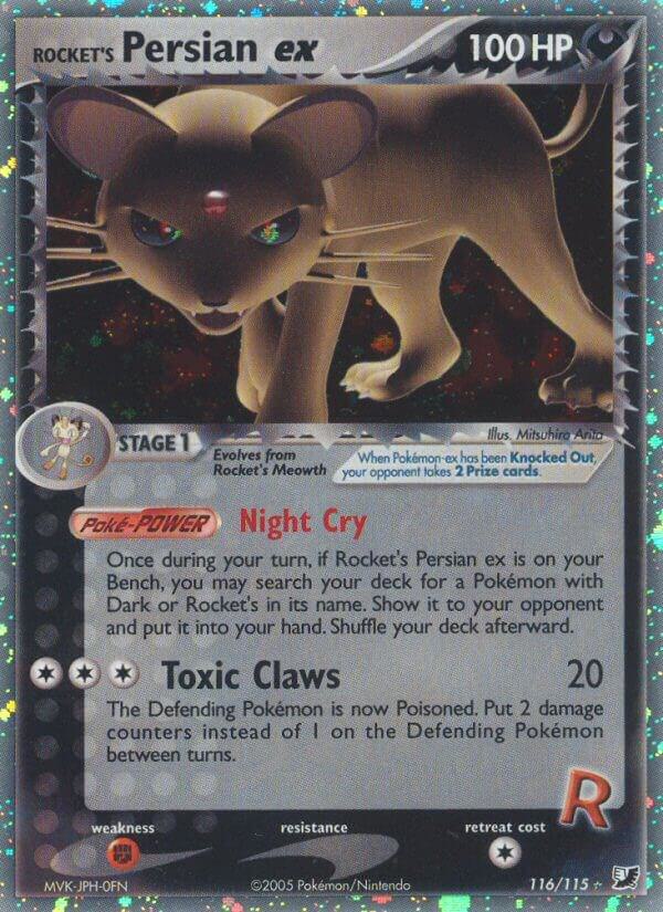 Rocket's Persian ex - Pokémon