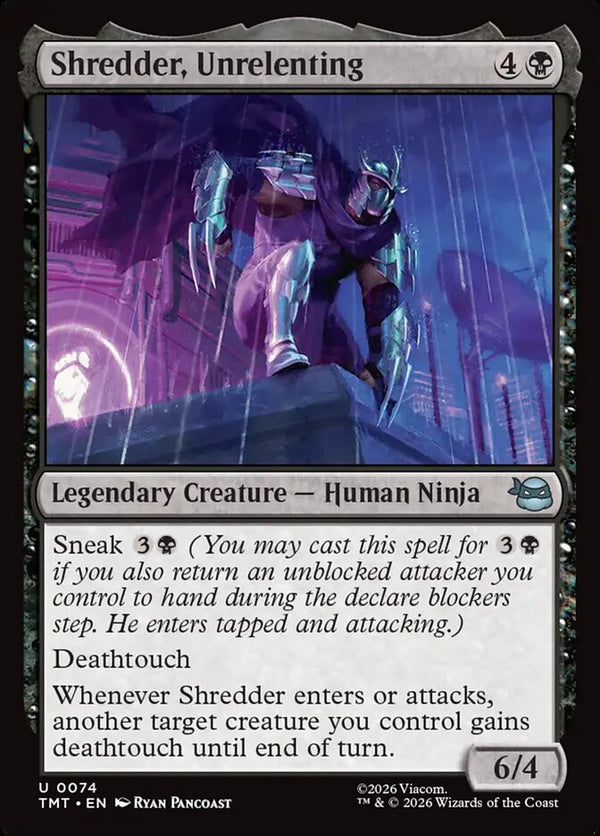 Shredder, Unrelenting - Magic: The Gathering