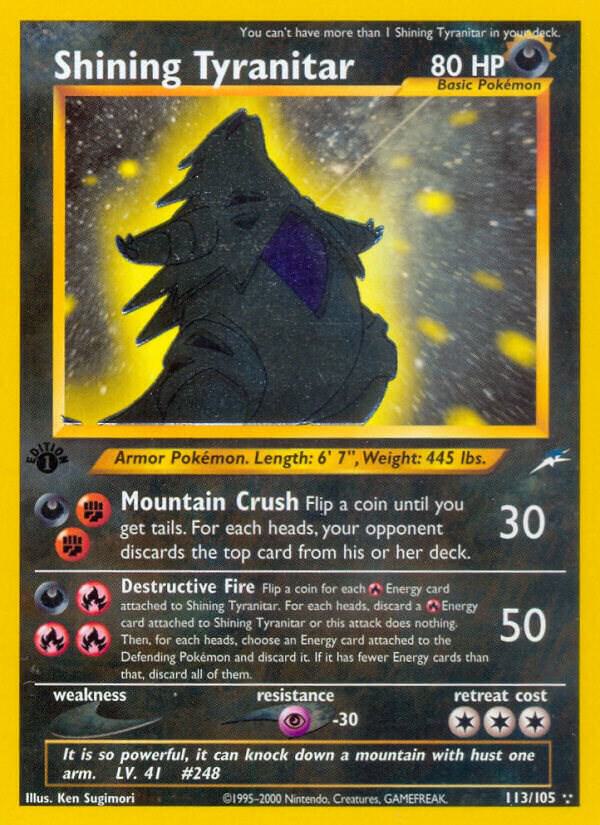 Shining Tyranitar - Pokémon