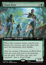 Wood Elves (Extended Art) - Magic: The Gathering