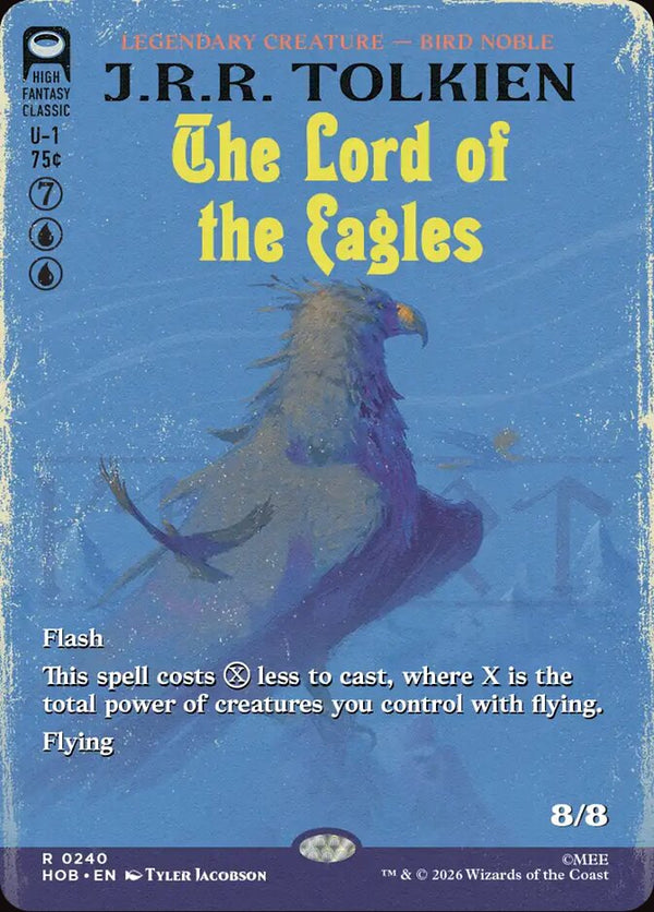 The Lord of the Eagles (Borderless) (HOB 240) - Magic: The Gathering