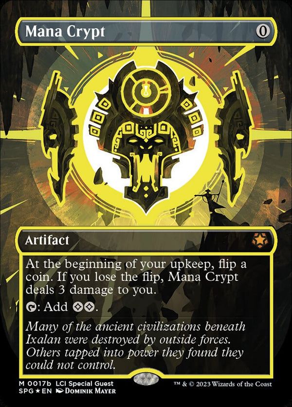 Mana Crypt (0017b) (Borderless) - Magic: The Gathering