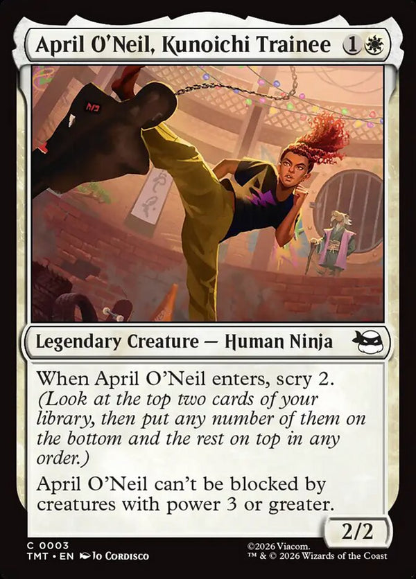 April O'Neil, Kunoichi Trainee - Magic: The Gathering