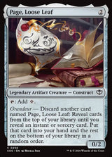 Page, Loose Leaf - Magic: The Gathering