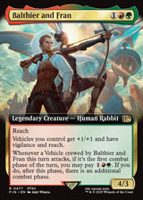 Balthier and Fran (Extended Art) - Magic: The Gathering