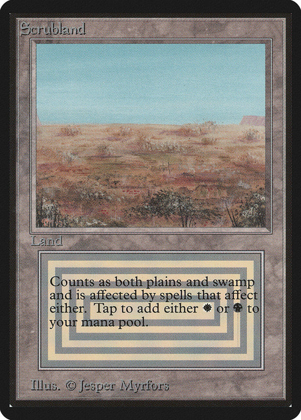 Scrubland - Magic: The Gathering