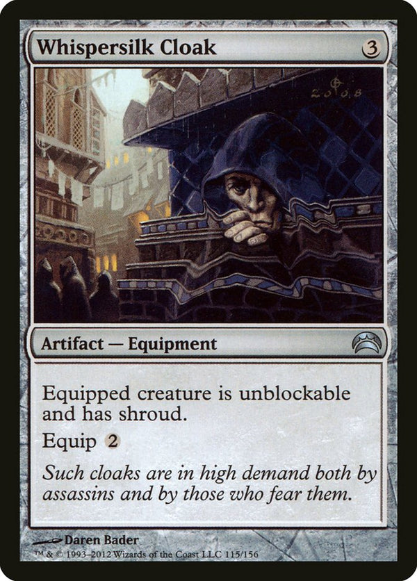 Whispersilk Cloak - Magic: The Gathering
