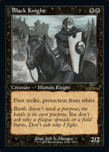 Black Knight (Retro Frame) - Magic: The Gathering