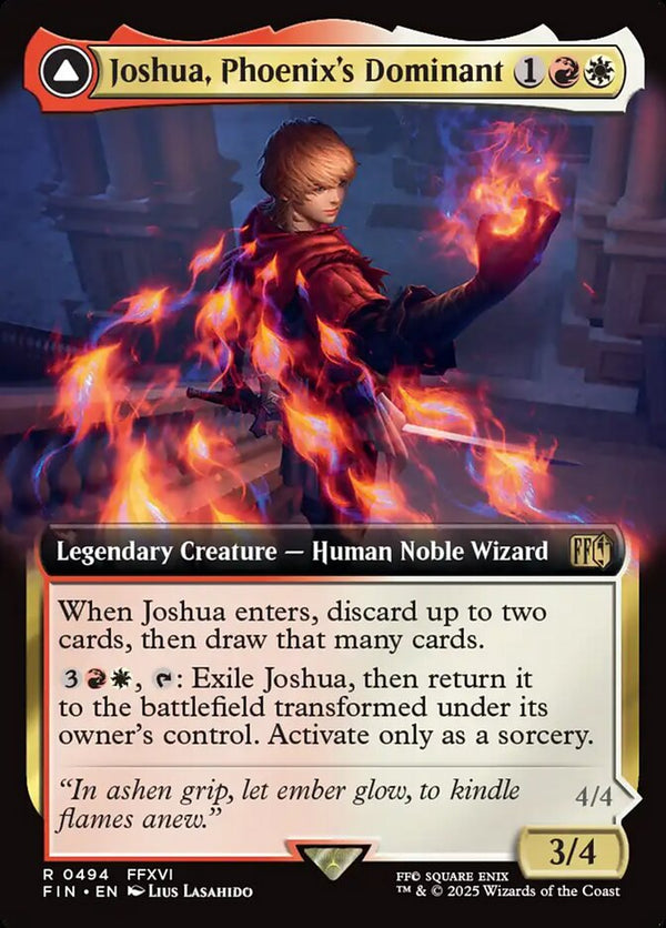 Joshua, Phoenix's Dominant (Extended Art) - Magic: The Gathering