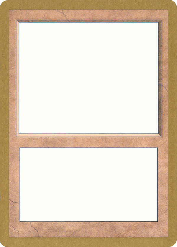 1997 World Championship Blank Card - Magic: The Gathering