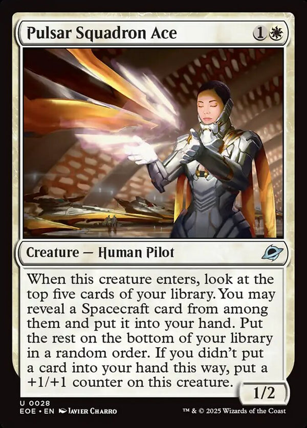 Pulsar Squadron Ace - Magic: The Gathering
