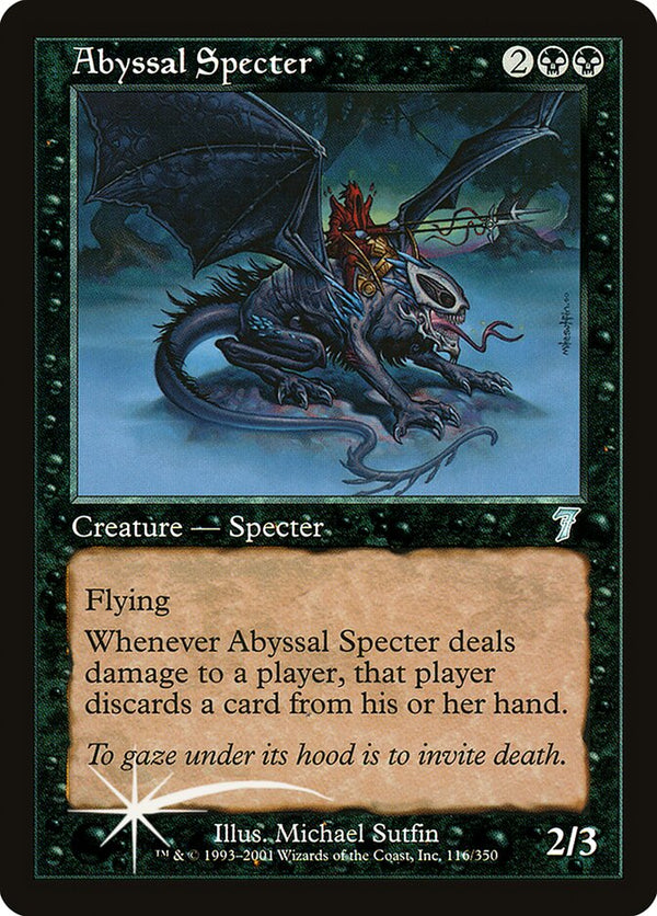Abyssal Specter - Magic: The Gathering
