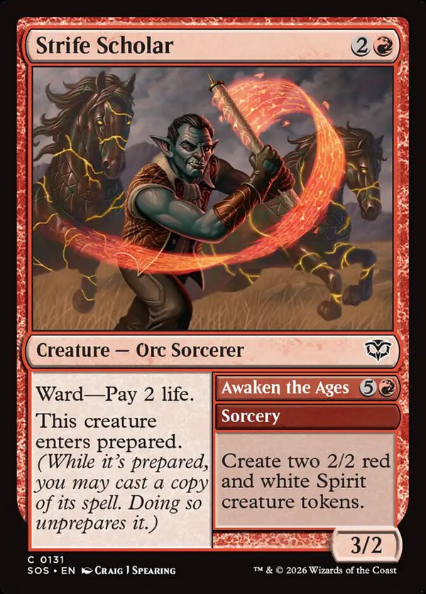 Strife Scholar - Magic: The Gathering