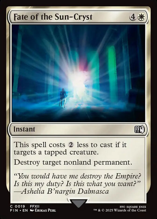 Fate of the Sun-Cryst (FIN 19) - Magic: The Gathering