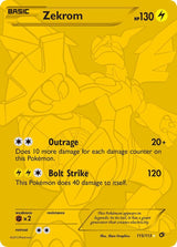 Zekrom (115 Full Art Secret Rare) - Pokémon